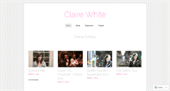 Desktop Screenshot of clairewhite91.wordpress.com