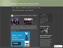 Tablet Screenshot of christopherburleson.wordpress.com