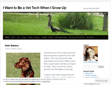 Tablet Screenshot of iwanttobeavettechwhenigrowup.wordpress.com