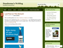 Tablet Screenshot of danderma.wordpress.com