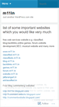 Mobile Screenshot of m11in.wordpress.com