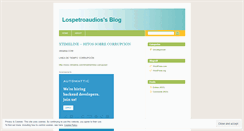 Desktop Screenshot of lospetroaudios.wordpress.com