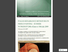 Tablet Screenshot of buonfresco.wordpress.com