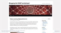 Desktop Screenshot of ksapworkshops.wordpress.com