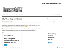 Tablet Screenshot of bemzinside.wordpress.com