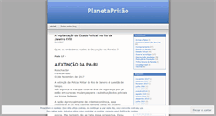 Desktop Screenshot of planetaprisao.wordpress.com