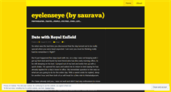 Desktop Screenshot of eyelenseye.wordpress.com