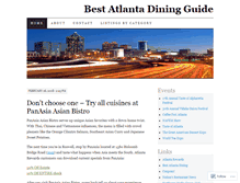 Tablet Screenshot of bestatlantadining.wordpress.com