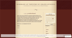 Desktop Screenshot of grandeguignole.wordpress.com