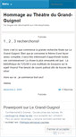 Mobile Screenshot of grandeguignole.wordpress.com