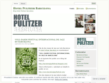 Tablet Screenshot of hotelpulitzerbarcelona.wordpress.com