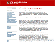 Tablet Screenshot of mtsmobilemarketing.wordpress.com