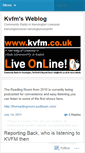 Mobile Screenshot of kvfm.wordpress.com
