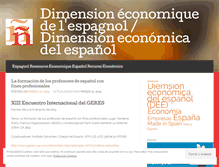 Tablet Screenshot of espagnolressourceeconomique.wordpress.com