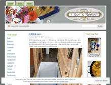 Tablet Screenshot of igotanotion.wordpress.com