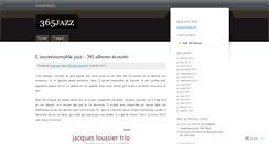 Desktop Screenshot of 365jazz.wordpress.com