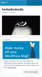 Mobile Screenshot of herbedisdeadly.wordpress.com