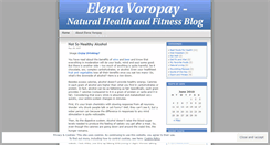 Desktop Screenshot of elenavoropay.wordpress.com