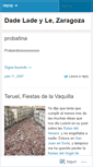 Mobile Screenshot of dadeladeylezgz.wordpress.com