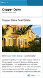 Mobile Screenshot of copperoaks.wordpress.com