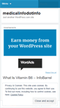 Mobile Screenshot of medicalinfodotinfo.wordpress.com
