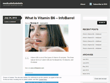 Tablet Screenshot of medicalinfodotinfo.wordpress.com