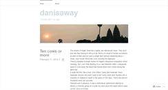 Desktop Screenshot of danisaway.wordpress.com