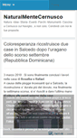 Mobile Screenshot of naturalmentecernusco.wordpress.com