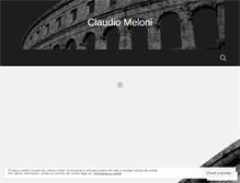 Tablet Screenshot of meloniclaudio.wordpress.com