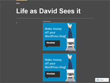 Tablet Screenshot of davidmly.wordpress.com