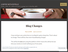 Tablet Screenshot of estelleryanblog.wordpress.com