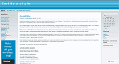 Desktop Screenshot of cortayalpie.wordpress.com