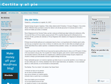 Tablet Screenshot of cortayalpie.wordpress.com