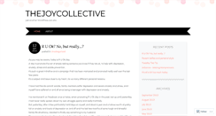 Desktop Screenshot of ajoycollective.wordpress.com