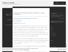 Tablet Screenshot of pleaseconsider.wordpress.com