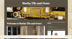 Desktop Screenshot of muchatileandstone.wordpress.com