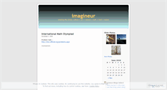 Desktop Screenshot of imagineur.wordpress.com