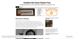 Desktop Screenshot of gratefulgirlgoesglutenfree.wordpress.com