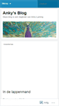 Mobile Screenshot of ankylaming.wordpress.com