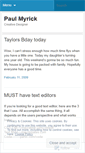 Mobile Screenshot of pmyrick.wordpress.com