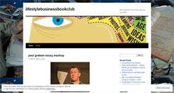 Desktop Screenshot of lifestylebusinessbookclub.wordpress.com