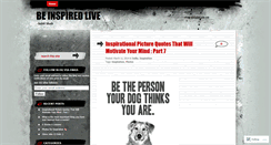 Desktop Screenshot of beinspiredlive.wordpress.com