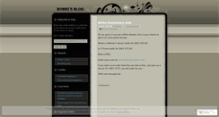 Desktop Screenshot of bobbiogle.wordpress.com