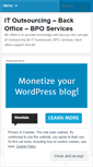 Mobile Screenshot of outsourcing4business9.wordpress.com