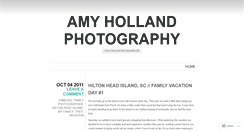 Desktop Screenshot of amyhollandphotography.wordpress.com