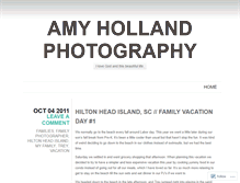 Tablet Screenshot of amyhollandphotography.wordpress.com