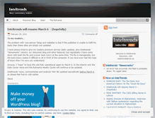 Tablet Screenshot of inteltrends.wordpress.com