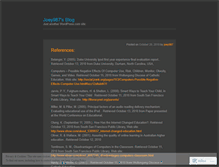 Tablet Screenshot of joey987.wordpress.com