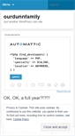 Mobile Screenshot of ourdunnfamily.wordpress.com