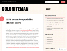 Tablet Screenshot of coloriteman.wordpress.com